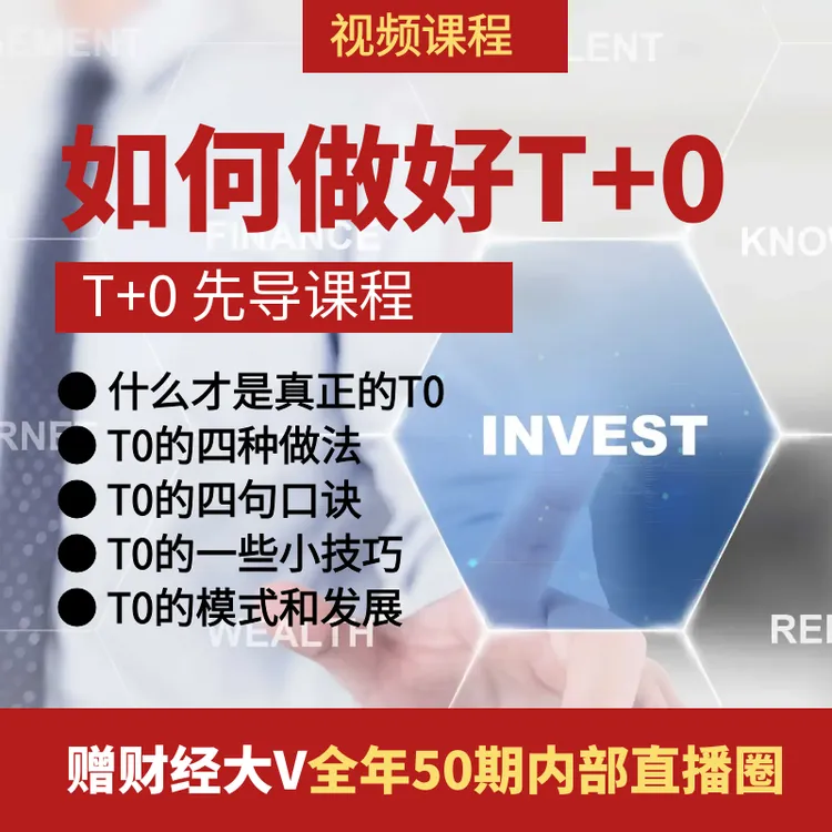 T+0先导课-如何做好T+0-视频课程商品图