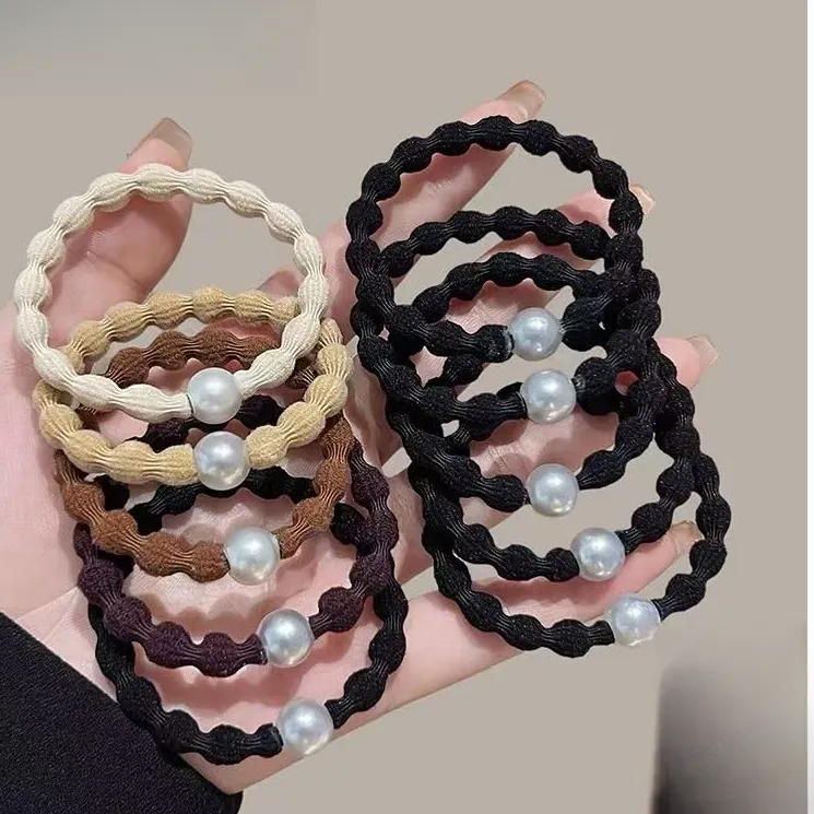 【爆款】豆豆发圈头绳女高级感高弹不伤发绳ins扎马尾皮筋