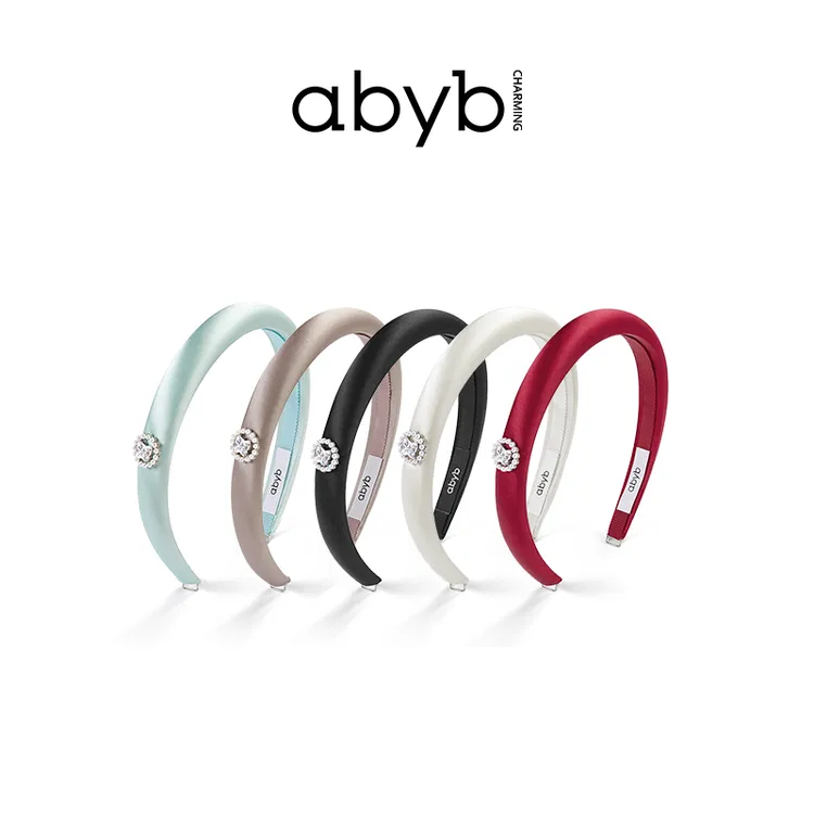 【小海专属】ABYBCHARMING 茜茜公主真丝细发箍千金感发饰头箍