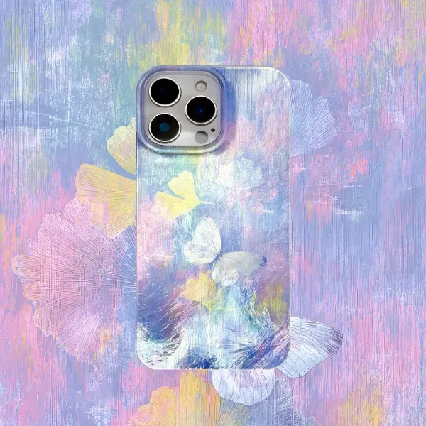 栖叶蝶·适用苹果17pro小米15iphone17华为mate70小众高级感手机壳