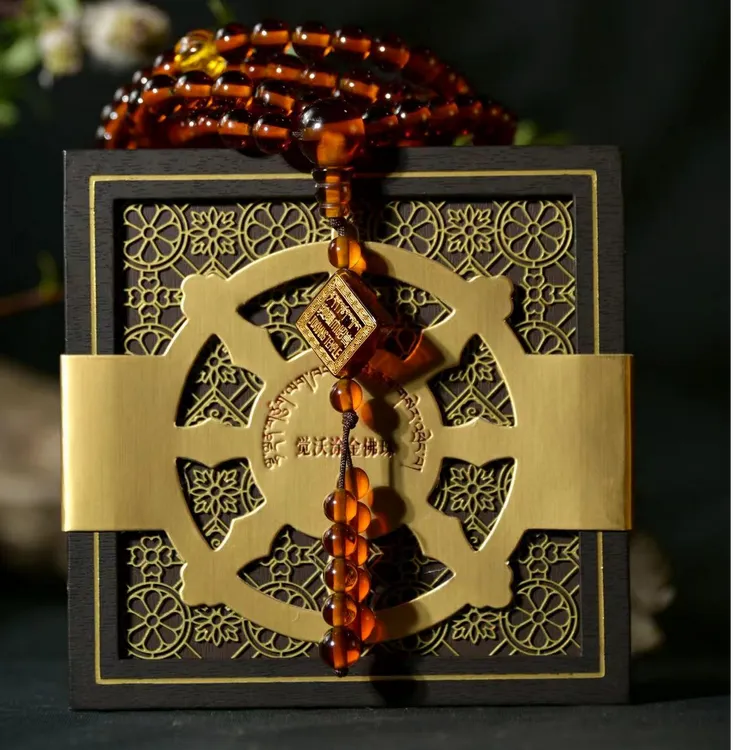 手链 觉沃佛珠合成工艺念珠  来自喜马拉雅的串珠文化礼盒