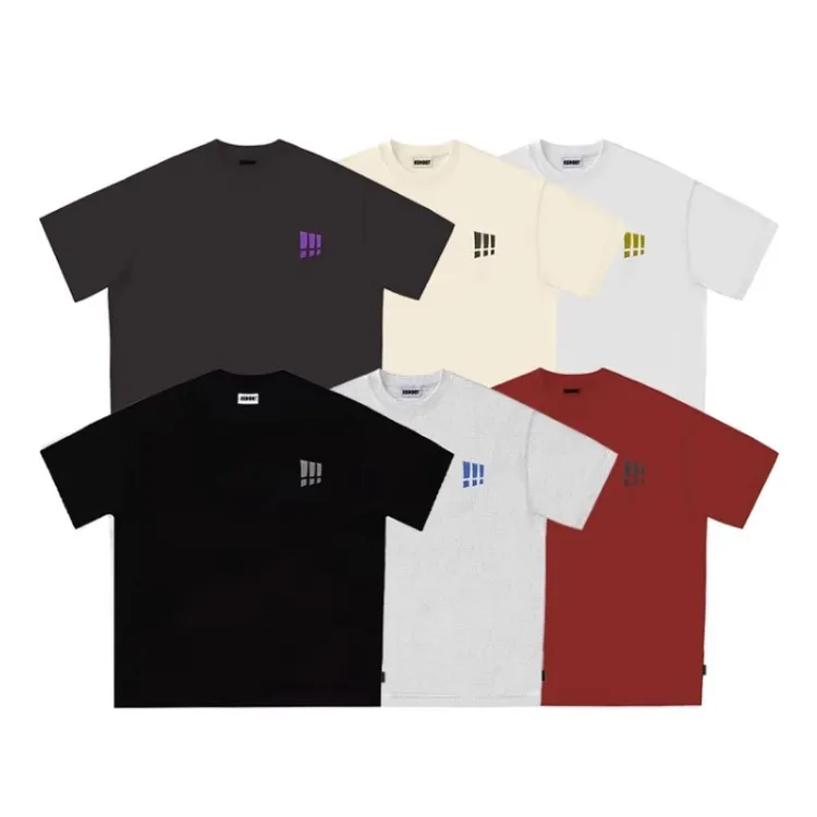 【KONOOT】（惊叹号）植绒刺绣 BoxyFit版型280g小领口微落肩短袖