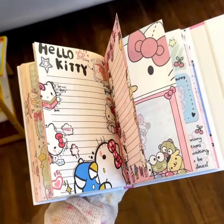 hellokitty日记本笔记本少女心可爱高颜值手账本2025新款日程本小