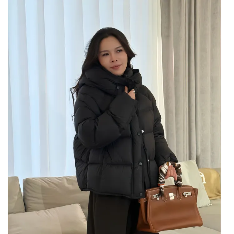 【小暖炉】羽绒泡芙感连帽超暖拉链百搭PHAL-25102320-QY