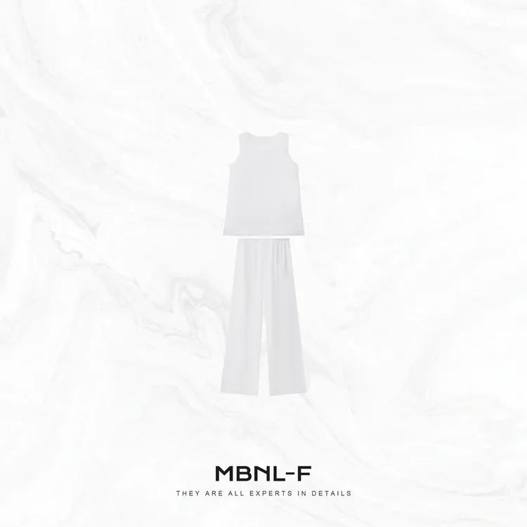 MBNL-F“ROW系套装” 天丝混纺简约高级感套装女 秦磊XM-XTZ6180