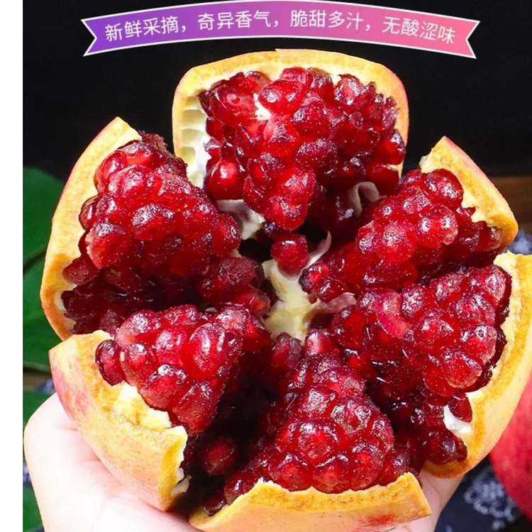 正宗四川会理突尼斯软籽石榴应季孕妇水果新鲜红心甜石榴现货批发