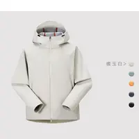 新款时尚百搭简约气质纯色连帽外套D503