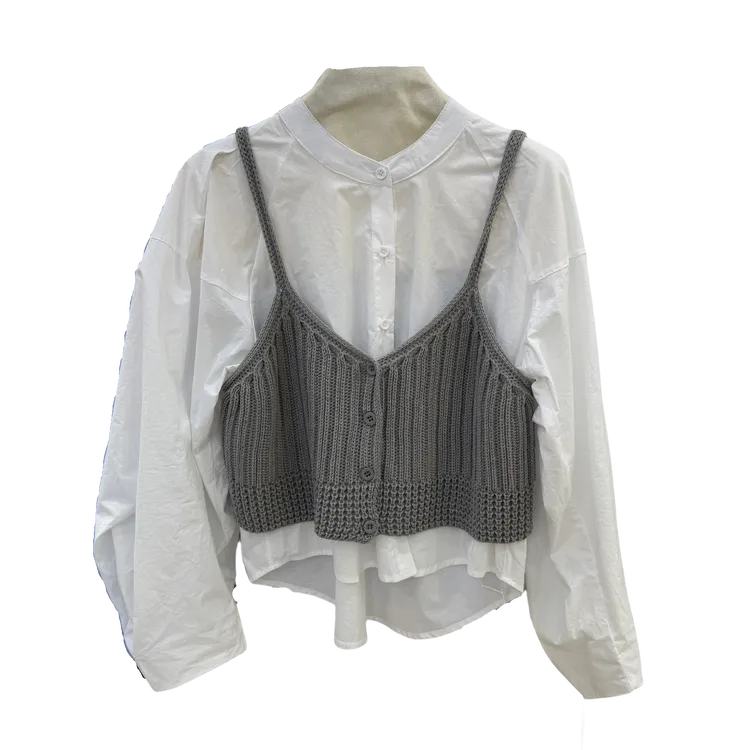 全场清仓3春夏穿搭出游衬衣气质洋气宽松长袖时尚减龄显瘦短外套