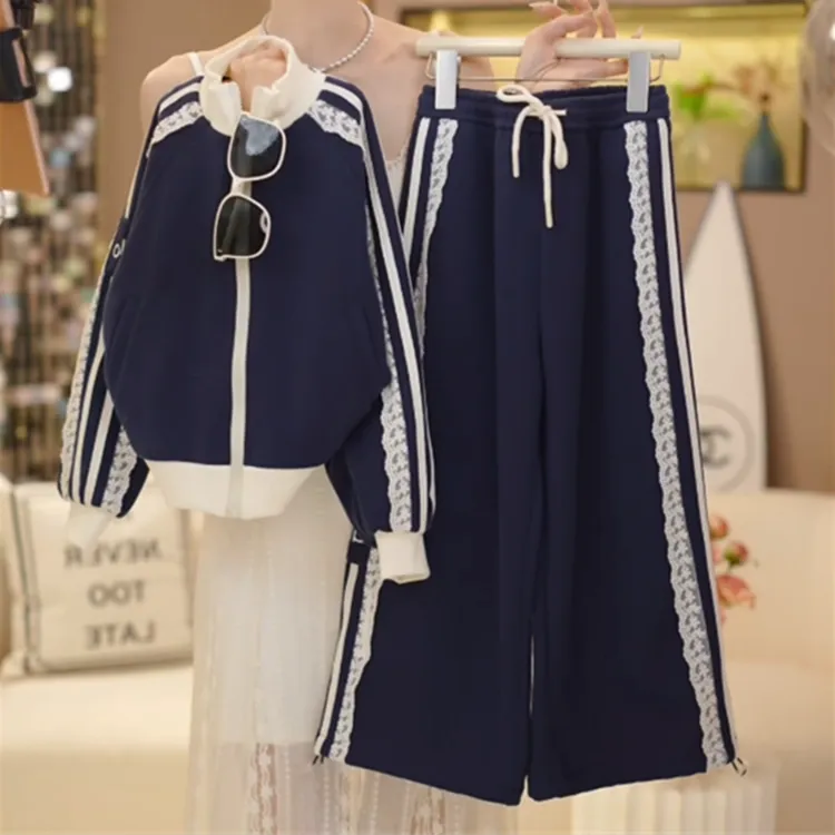 女童套装秋装2025秋季新款洋气儿童运动衣服女孩中大童炸街穿搭潮