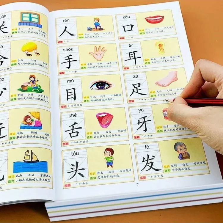 【老师推荐识字大王】幼儿园小学生启蒙认字 儿童入门识字大全大图