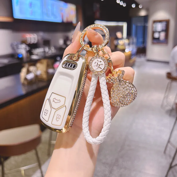 25奥迪a6l钥匙套a4l壳q5包a3扣q3汽车a6/a7l/q2l/q5/a4/a3l/q7/a5