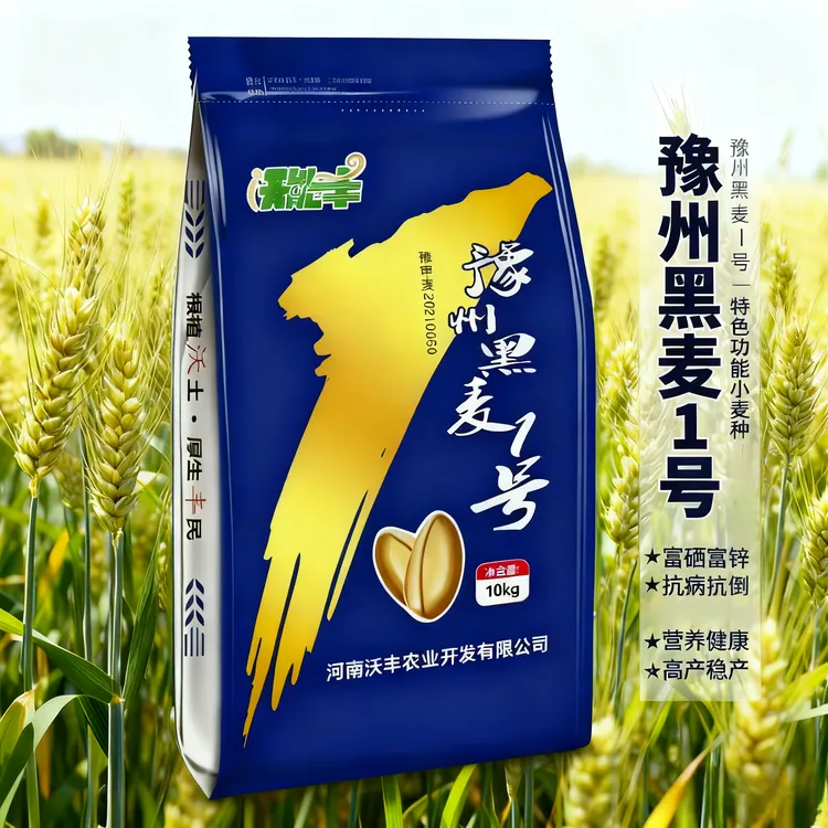 【豫州黑麦1号】富硒富锌高产黑小麦特色营养功能黑麦种子