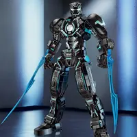 钢铁侠MK4夜光暗夜特别版拼搭积木益智玩具-1505颗粒