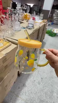 【闪购商品】玻璃吸管款青苹果直播价