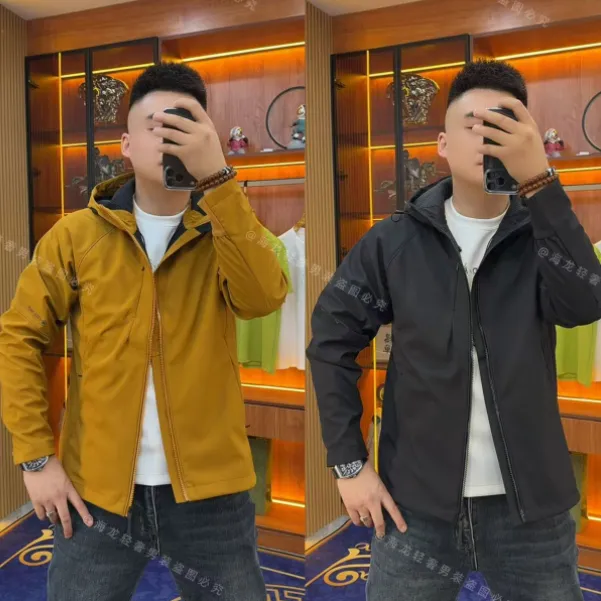 3212 秋冬净版连帽加绒外套 精选冬季男士品质潮流百搭高端