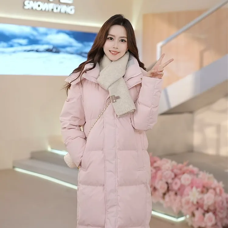 【反季清仓】雪中飞中长款羽绒服冬季时尚连帽女加厚GQX40146306FX