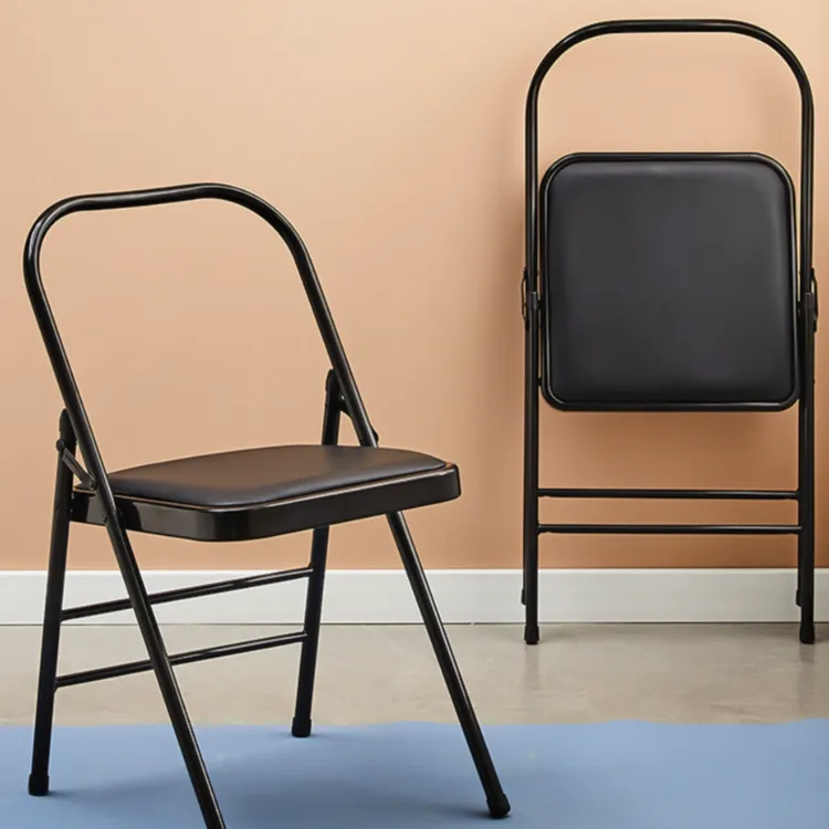 加厚款Yoga瑜伽椅艾扬格辅具瑜伽椅PU面瑜珈椅辅助椅折叠椅