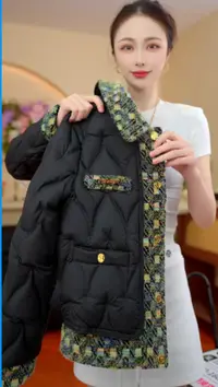 YY-2025新款小香风高端羽绒服