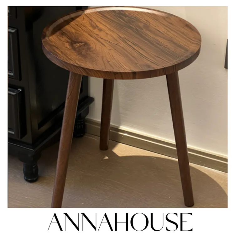 ANNAHOUSE落地置物架北欧实木茶几阳台花架客厅茶几小桌小户型MR