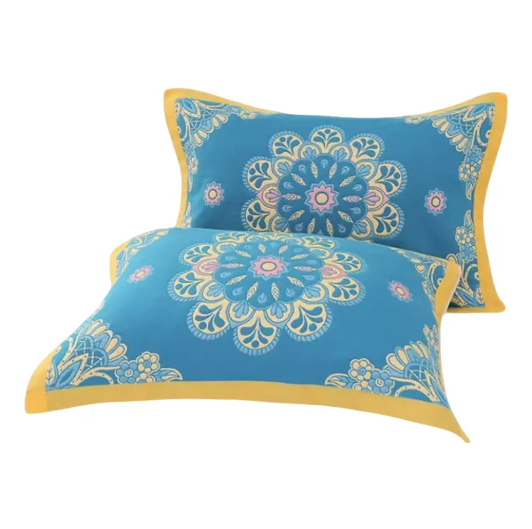 新品纱布枕巾一对装千鸟格加厚耐脏柔软透气吸汗四层枕巾成人学生