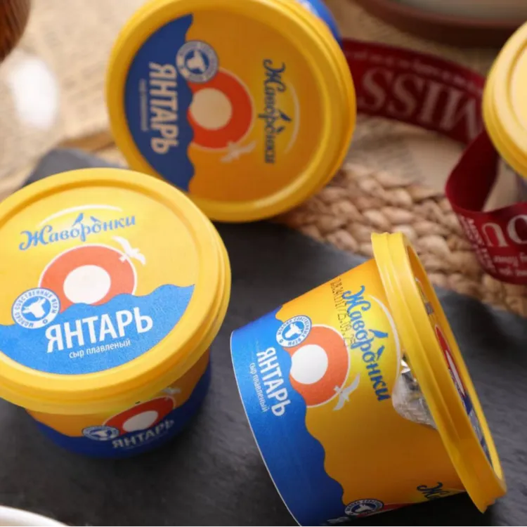 【3盒】俄罗斯原装进口涂抹奶酪休闲零食80克