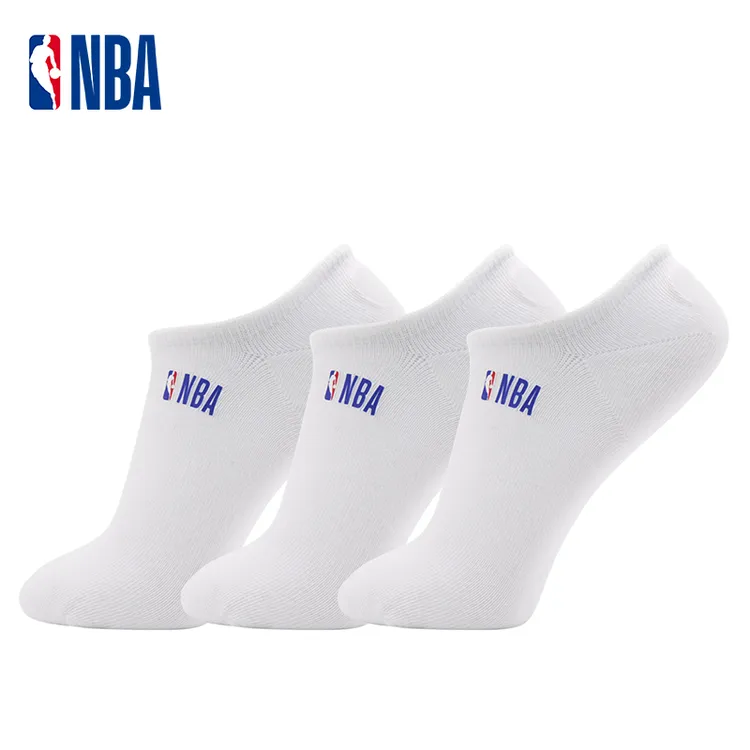 NBA棉质薄款低帮隐形船袜袜套男袜子透气船袜舒适不掉跟透气短袜