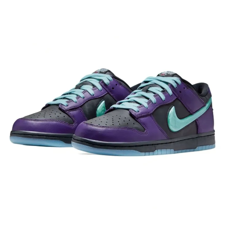 NIKE/耐克DUNK LOW RETRO LTD HWN万圣节限定板鞋 黑蓝IB2267-001