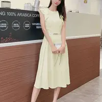 现货【RG1217】2025年新款时尚气质百搭减龄显瘦小个子女装连衣裙