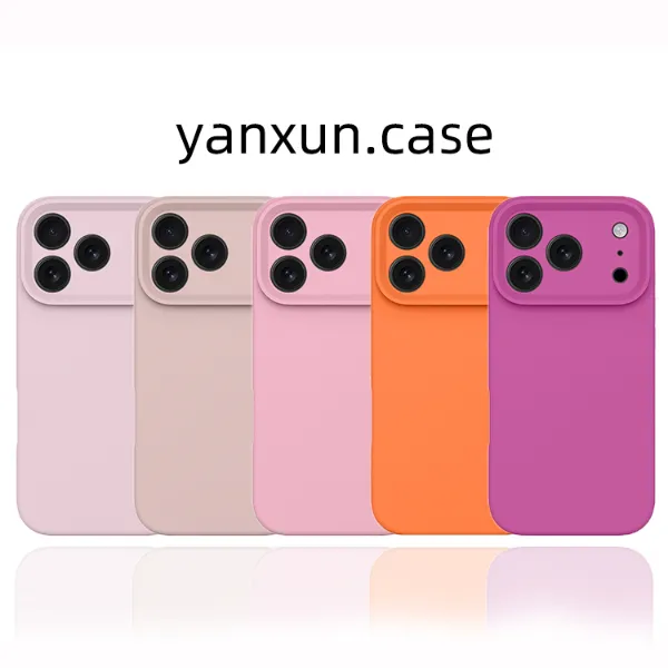 颜浔数码 真液态硅胶耐脏防摔韩系亮色风格适用于苹果17promax