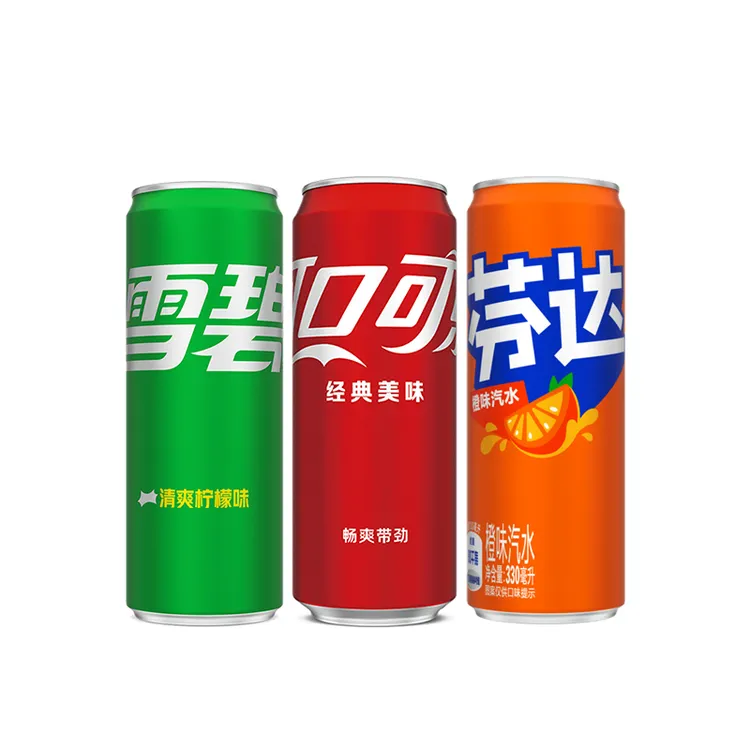 经典可乐/雪碧/芬达 混合装 碳酸饮料汽水 330ml*15罐 包装随机发