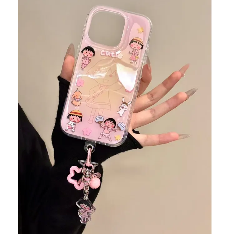 诚星泽线条小丸子适用苹果手机壳华为vivo小米荣耀oppo红米一加女