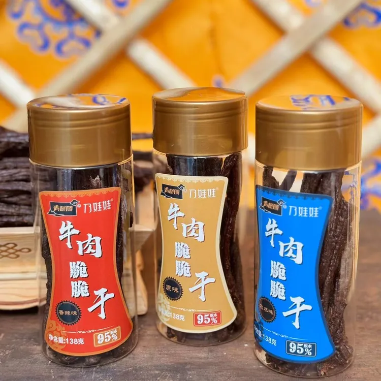 青图腾138克超干条牛肉干
