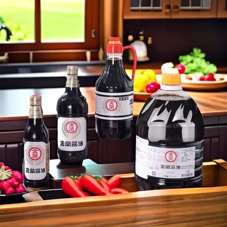 金兰酱油台湾进口金兰纯酿造酱油调味料黄豆家用红烧蒸鱼凉拌卤肉