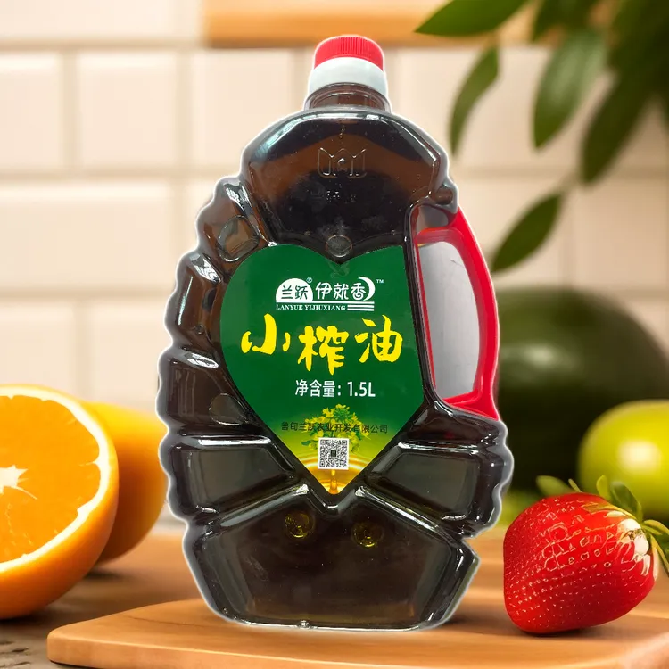 云南昭通鲁甸兰跃伊就香小榨油非转基因菜籽油家用商用纯正食用油