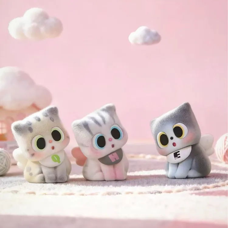 【新品】Pitty-咪的名字迷你手办盲盒可爱潮玩萌粒Q版猫猫手办摆件