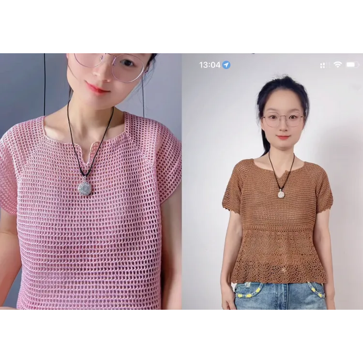 柠檬钩针套头衫视频教程