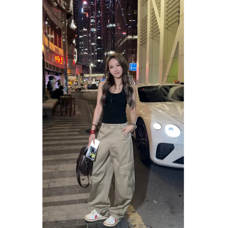 AMAZING IN | 1oo%棉 | 时尚显瘦休闲工装裤女 A250209-ZE-91803