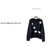 【南瓜定制】N2070-新款时尚好看毛针织衫毛衣针织秋冬针织衫