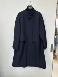 秋季极简风立领百搭通勤风衣外套长款117311