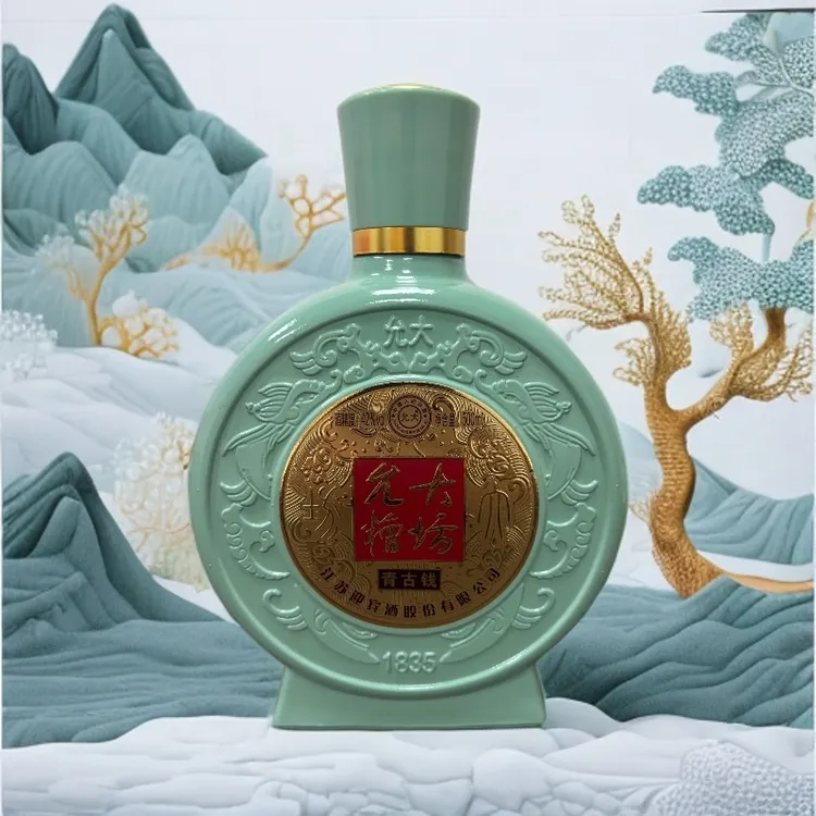 允大青古钱浓香型纯粮酒42度500ml