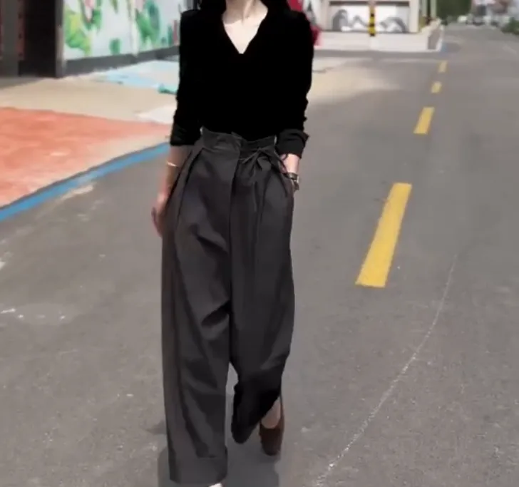 2025春季新款时尚女装网红气质轻奢休闲上衣裤子女XG1