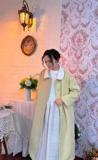 《米粒》63449撞色拼接宽松百搭减龄显瘦外套