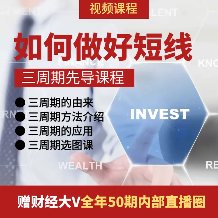 如何做好短线 三周期先导课 三周期如何选图 系统详解 视频课程