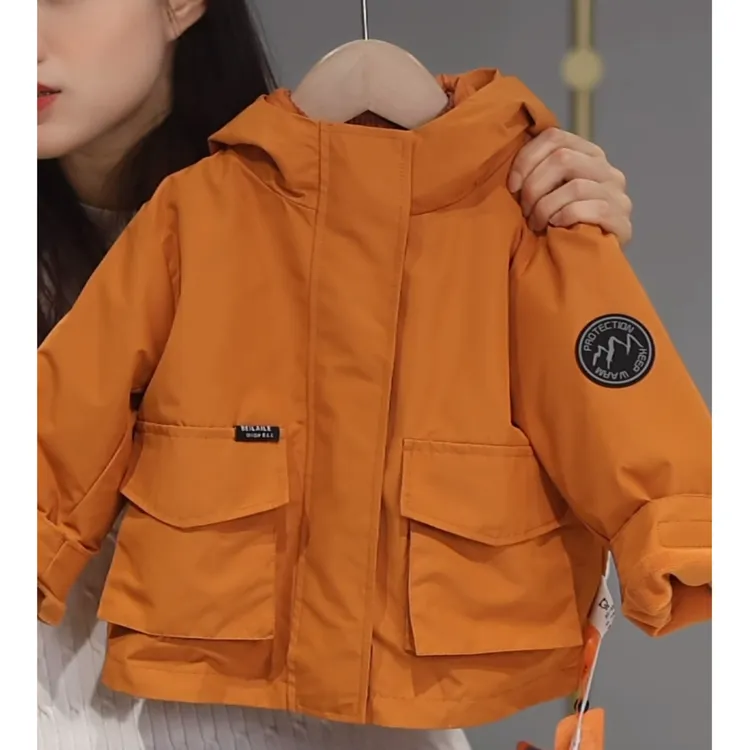 【二合一冲锋羽绒服 小乐妈咪】婴儿童羽绒服男女宝宝冬季汉服L9