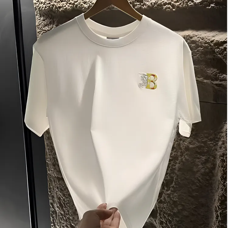 【万针刺绣】空调凉感男女同款夏春秋季舒适T恤百搭精选美式短袖