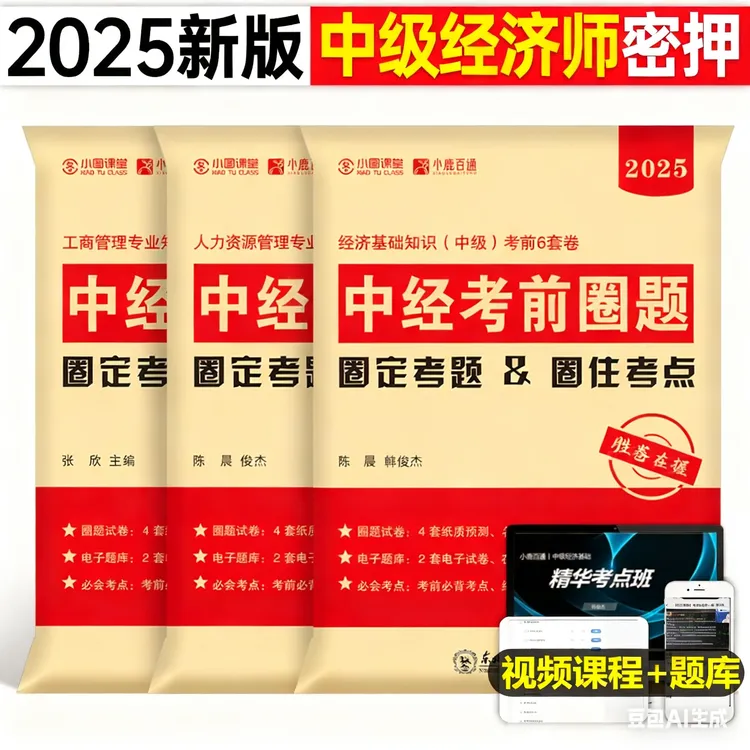 2025中级经济师考前6套卷考前冲刺押题密卷人力工商管理经济基础