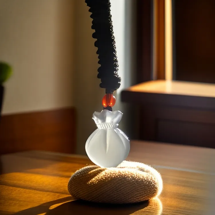 天然玛瑙吊坠项链饰品挂件【颜色随机发】