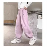 1736高端专享秋款针织裤粉色