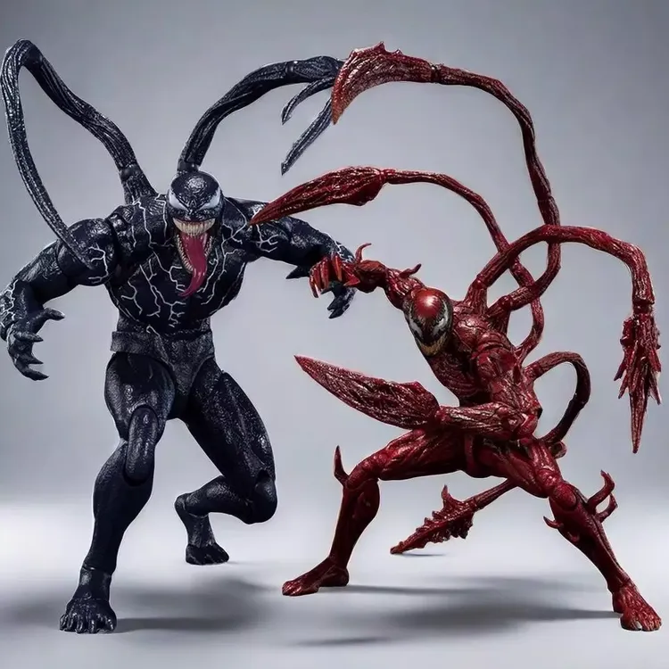 毒液手办漫威正版SHF3国产一舞合体3-6岁摆件关节可动男孩玩具