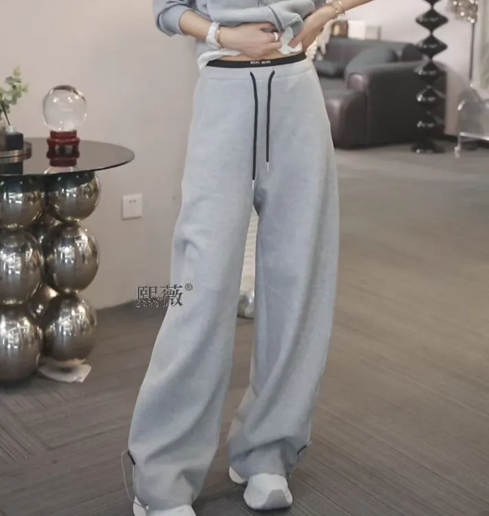 熙薇【旋风少女】2025早秋新款时尚运动百搭休闲裤H3925